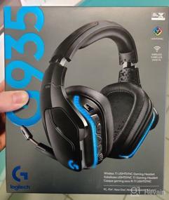 img 5 attached to Immersive Gaming Audio: Logitech G935 Wireless DTS:X 7.1 Surround Sound LIGHTSYNC RGB Headset - Black/Blue