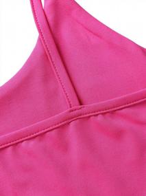 img 2 attached to Stay Active And Stylish With Abardsion'S Neon Color Buckle Tank Tops For Women
