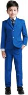 get your young gentlemen looking dapper with yuanlu's 5-piece slim fit formal suit set for boys логотип