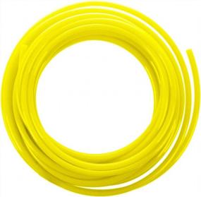 img 4 attached to Beduan Yellow PU Air Compressor Tubing Hose For Water Fluid Transfer - 5/16" OD, 12 Meters