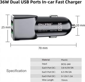 img 2 attached to Stay Powered On The Go With Multi Car Retractable Backseat Charging Station For All Phones - 3-In-1 Docking Station Compatible With IPhone, Samsung And Android