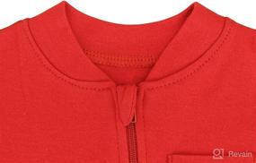 img 3 attached to Months Cotton Pajamas Footed Sleeper Apparel & Accessories Baby Boys , Clothing