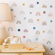 rainbow stickers bedroom removable classroom logo