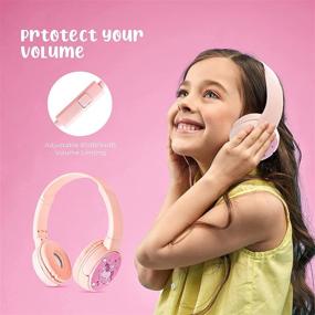 img 2 attached to Unicorn Headphones Microphone Children Over Ear