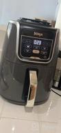 img 1 attached to Ninja AF150AMZ 5.5 Qt Air Fryer XL - Roast, Bake, Reheat & Dehydrate With Dishwasher Safe Nonstick Basket & Crisper Plate + Chef-Inspired Recipe Guide (Grey) review by Derek Faseworld