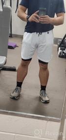 img 5 attached to Pinkbomb Men'S 2-In-1 Running Shorts: Quick Dry Gym Workout With Phone Pocket!