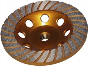 img 2 attached to 4" Diamond Cup Wheel - Stadea CWD101A Concrete Masonry Grinding Cup For 5/8"-11 Threaded Angle Grinders.
