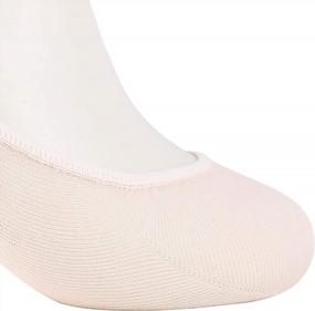 img 2 attached to 6 Pack Women'S Thin No Show Yoga Socks: EnerWear Casual Flat Boat Line