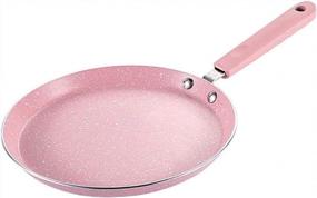 img 4 attached to Mokpi'S Nonstick Crepe Pan For Perfect Pancakes And Omelets - Ideal For Camping And Kitchen Use (8-Inch, Pink)