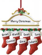 deck your tree with personalized family christmas ornaments for a family of 7 in 2022 - unique holiday gifts for the whole family! logo