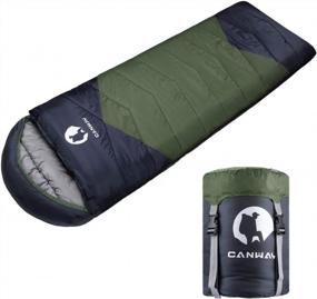 img 4 attached to CANWAY Lightweight Waterproof Sleeping Bag For 4 Seasons Camping & Traveling - Ideal For Adults & Kids