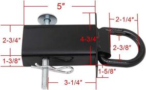 img 3 attached to 🔒 Enhance Trailer Safety: NIXFACE 8Pcs Heavy Duty Removable D-Ring Stake Pocket Tie Down for Utility Trailers/Flatbeds