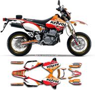 комплект наклеек kungfu graphics для suzuki drz 400 sm drz400sm supermoto логотип