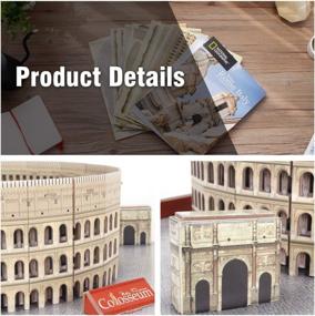 img 2 attached to 3D Puzzles For Adults Kids Ages 8-10 National Geographic Italy Rome Colosseum Architecture Gifts For 10 Year Old Girl Boy STEM Projects For Kids Ages 8-12 Holiday Toy Puzzle, 131 Pieces