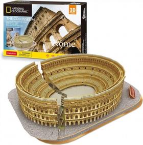 img 4 attached to 3D Puzzles For Adults Kids Ages 8-10 National Geographic Italy Rome Colosseum Architecture Gifts For 10 Year Old Girl Boy STEM Projects For Kids Ages 8-12 Holiday Toy Puzzle, 131 Pieces