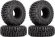 injora 1.9 rc crawler tires 4pcs rubber mud grappler wheel tires for 1:10 rc car trx4 axial scx10 ii 90046 redcat gen8 logo