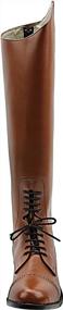 img 2 attached to Victory Women'S Leather English Field Boots For Horseback Riding And Equestrian, Tan - Hispar