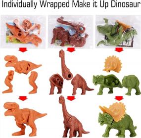 img 3 attached to 40-Pack Dinosaur Toys For Kids: Perfect Party Favors, Goodie Bag Stuffers & Classroom Prizes!