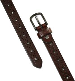 img 1 attached to Leather Belts Women Jeans Black Women's Accessories in Belts