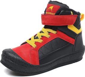 img 4 attached to Quickshark Waterproof Insulated Resistant Sneakers Boys' Shoes via Outdoor