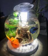 img 1 attached to Aquarium set 6.8 l (lighting, lid, filter) Tetra Cascade Globe Duo Waterfall white review by Jnis Dvids Tts ᠌