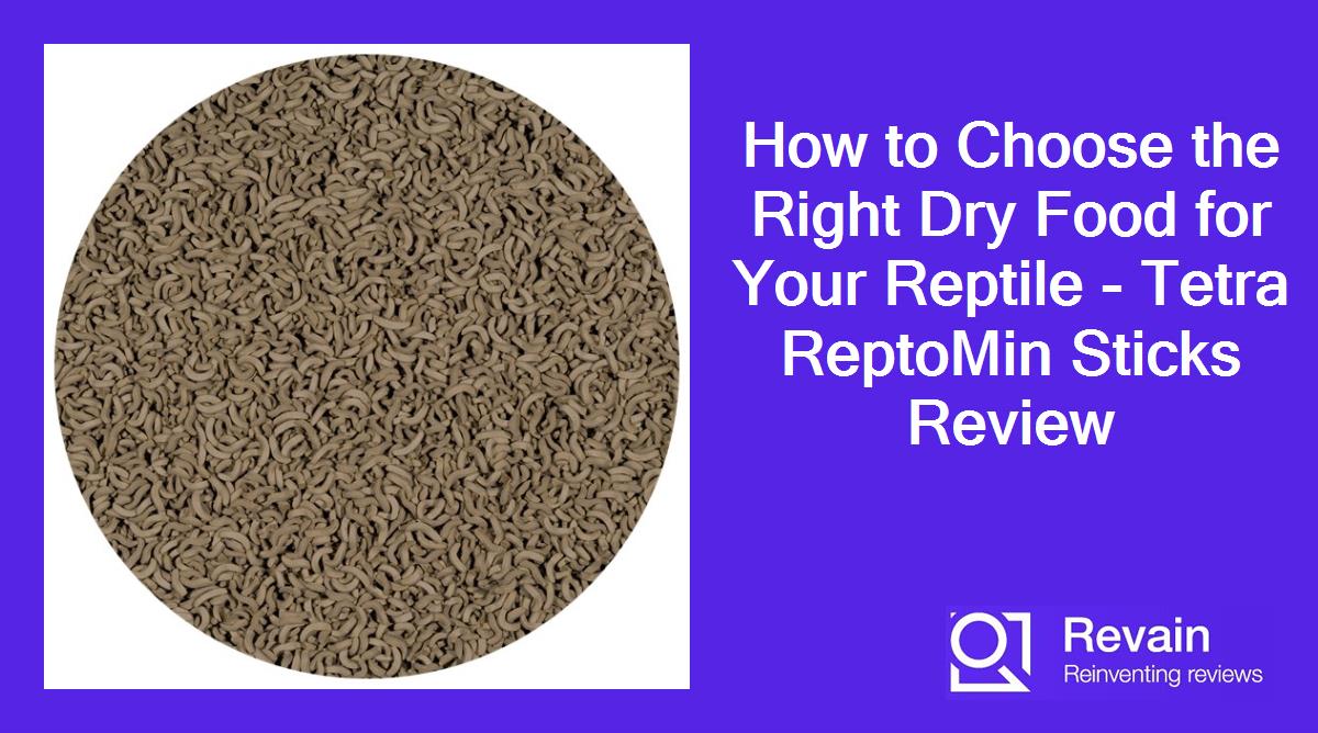 How to Choose the Right Dry Food for Your Reptile - Tetra ReptoMin Sticks Review