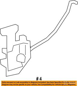 img 2 attached to 🔒 Toyota 64610-33080: Reliable Manual Trunk Lock for Enhanced Security