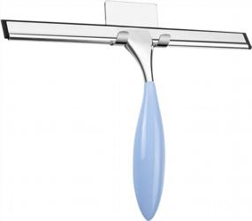 img 4 attached to Keep Your Shower Glass Door And Tiles Sparkling Clean With AmazerBath'S Stainless Steel Shower Squeegee