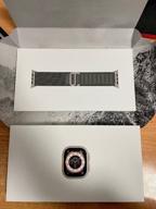 img 1 attached to Apple Watch Ultra 49mm Titanium Case Cellular Smart Watch, Titanium/Black and Gray Trail Loop review by Agata Kamia-Jabo ᠌