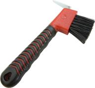 rubber hoof pick with brush by intrepid international логотип