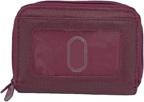 img 2 attached to Silver Protected Womens Leather Organizer Women's Handbags & Wallets ~ Wallets