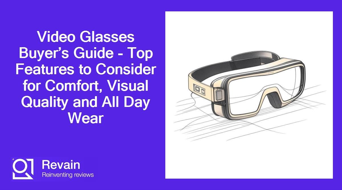 Video Glasses Buyer’s Guide - Top Features to Consider for Comfort, Visual Quality and All Day Wear