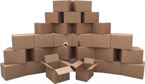 img 4 attached to 30 UBOXES Moving Boxes & Supplies Kit - Value Economy #2 Corrugated Model
