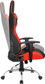 img 3 attached to Computer chair Defender Azgard gaming, upholstery: imitation leather, color: black/red
