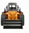 🚜 huina 1520 bulldozer, 1:18 scale, 37 cm, orange/black logo