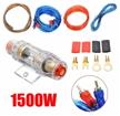 amplifier and subwoofer leads / car audio kit / rca triple shield cable / subwoofer leads / 4.5 meters / car audio logo