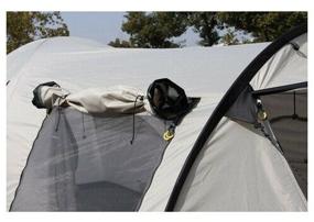 img 4 attached to Camping tent for four persons Talberg Blander 4 Sahara, light gray/black