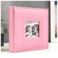 photo album brauberg cute baby (391141/391142), 200 photos, 10 x 15 cm, pink logo