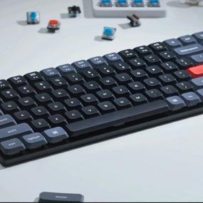 img 4 attached to Gateron Brown Switch QMK Keychron K3 Pro 84 Key Wireless Ultra-Slim Mechanical Keyboard RGB Backlit