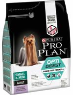 dry dog ​​food pro plan grain free grain free for small breeds with turkey 2.5 kg logo