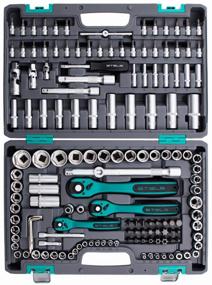 img 2 attached to Automotive tool set Stels Tool set, 1/4", 3/8", 1/2", Cr-V, S2, heavy duty case, 151 pcs, Stels, 151 pcs