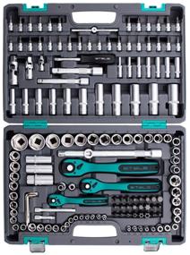 img 3 attached to For locksmith, repair and precision work Stels Tool set, 1/4", 3/8", 1/2", Cr-V, S2, heavy duty case, 151 pcs, Stels, 151 pcs, silver/black