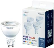 smart light bulb yeelight gu10 smart bulb(multicolor) - pack of 4 pcs. логотип