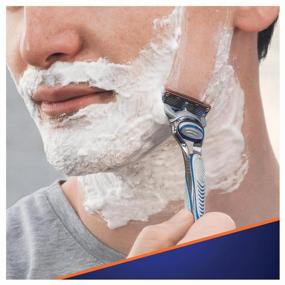 img 3 attached to 🪒 Ultimate Shaving Kit: Gillette Fusion5 Reusable Razor with 11 Cassettes and 5 Friction-Reducing Blades - Precision Trimmer for Beard & Mustache