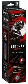 img 2 attached to Коврик для игровой мыши Defender Liberty - 800х300х3 мм натуральный каучук плюс ткань