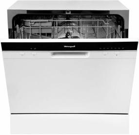 compact dishwasher weissgauff tdw 4006, white logo