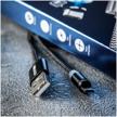 magnetic cable with charge indicator for phone, usb - micro usb, walker wc590, black / xiaomi honor charging wire, microusb, micro usb cord logo