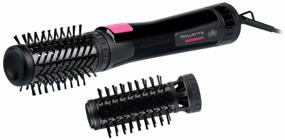 img 3 attached to Rowenta CF 9522 Hair Dryer in Stylish Black and Pink Color