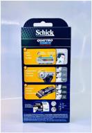 🔪 efficient and durable: schick quattro titanium precision - the ultimate reusable razor logo