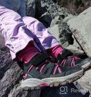img 1 attached to Kids' Waterproof Hiking Boots: Perfect Adventure Shoes For Boys & Girls review by Imran Roach